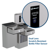 Thumbnail for Haws Vandal Resistant Bottle Filling Station and Hi-Lo ADA Drinking Fountain Non-Chilled Non-Filtered
