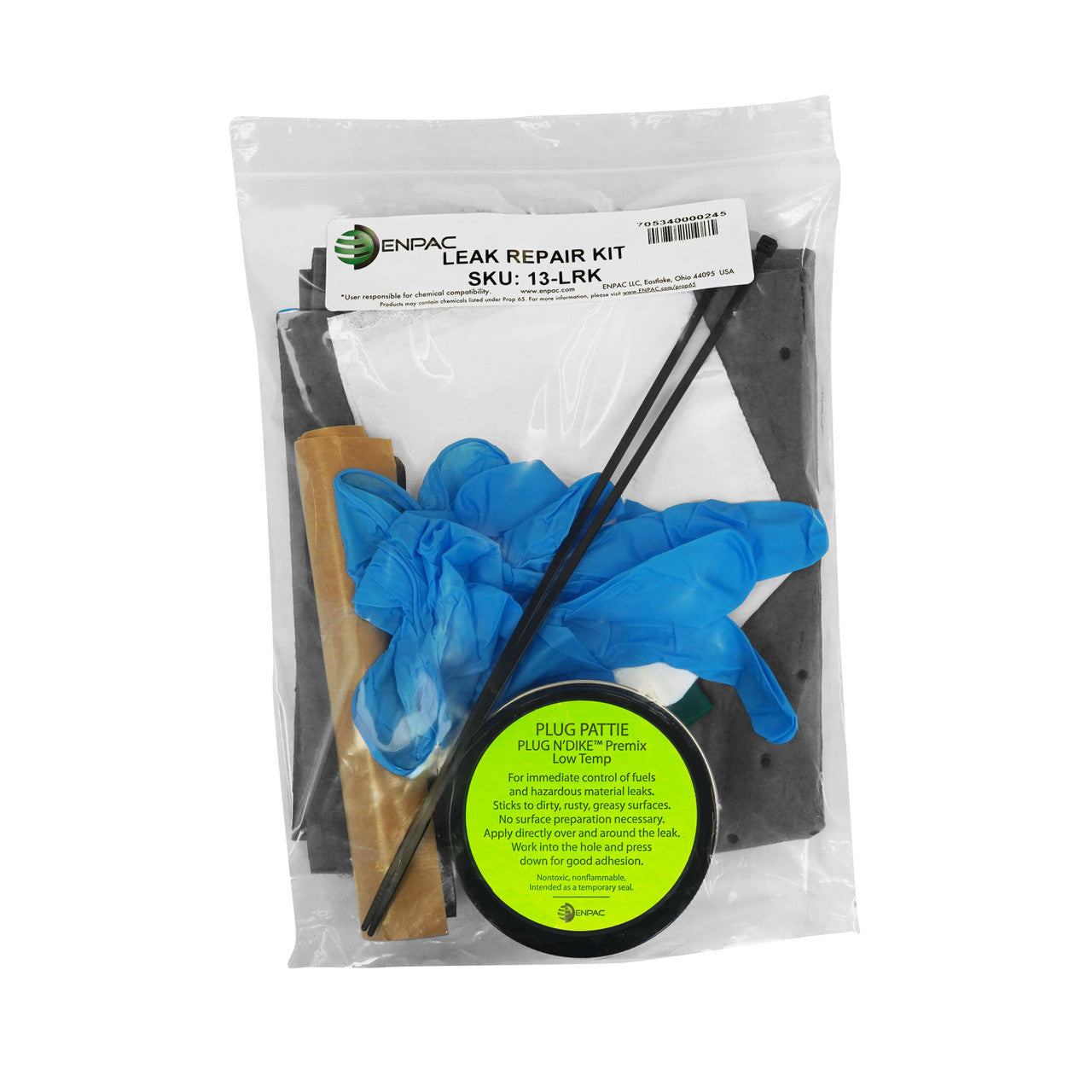 ENPAC Leak Repair Kit, Clear Bag