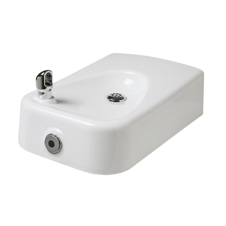 ADA Enameled Iron Wall Mount Touchless Fountain