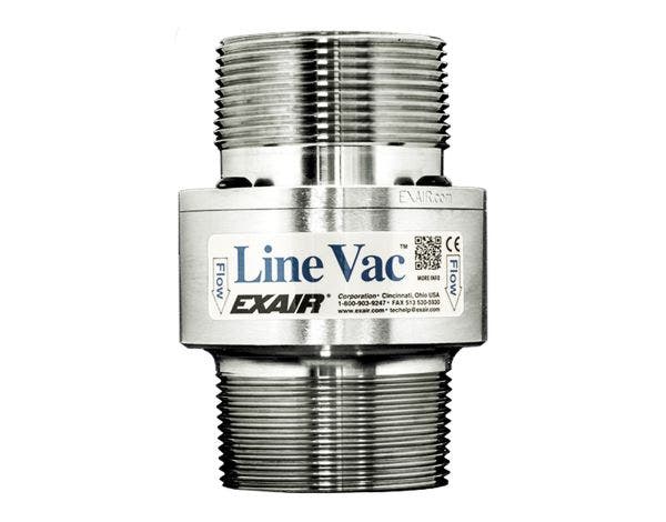 2-1/2" NPT Stainless Steel Threaded Line Vac