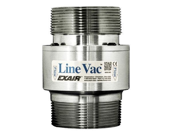 3" NPT 316 Stainless Steel Threaded Line Vac