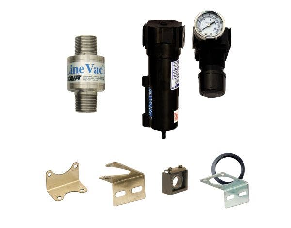 1" NPT Stainless Steel Threaded Line Vac Kit 