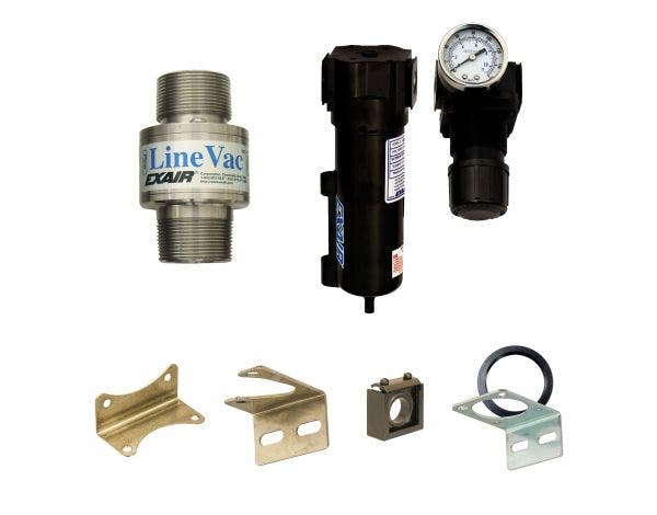 1-1/2" NPT Stainless Steel Threaded Line Vac Kit 