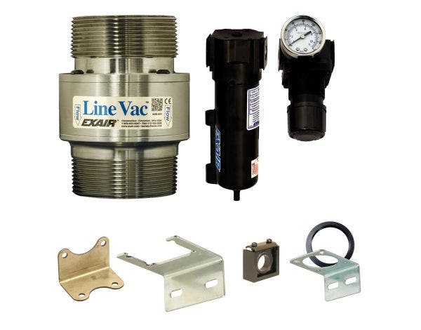 3" NPT 316 Stainless Steel Threaded Line Vac Kit
