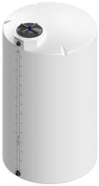 Thumbnail for 1500 Gal ProChem® Vertical Tank w/Bulkhead Fittings - Twist Lid 16