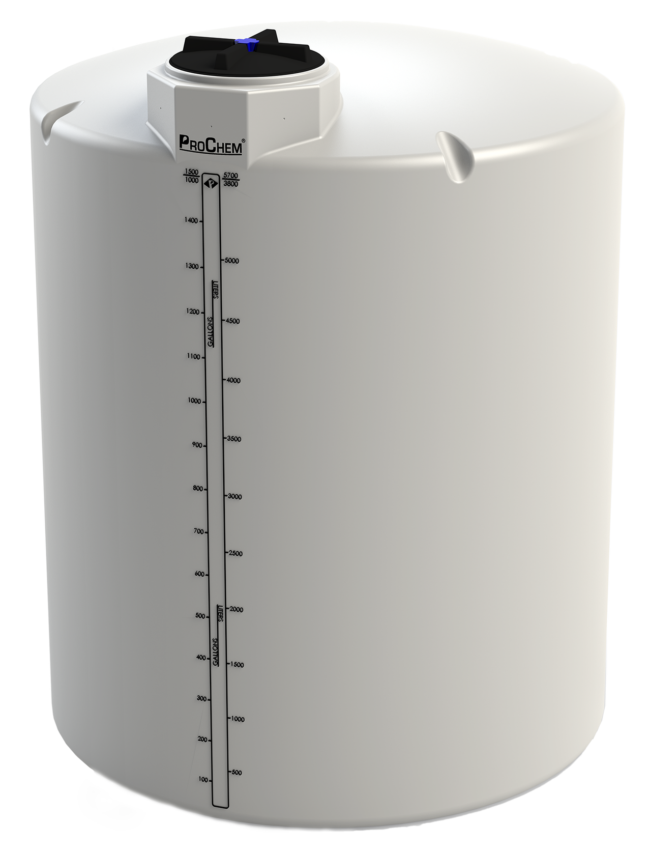 1500 Gal ProChem® Process Chemical Tank - Twist Lid 16" - LPE 1.5 - Natural 