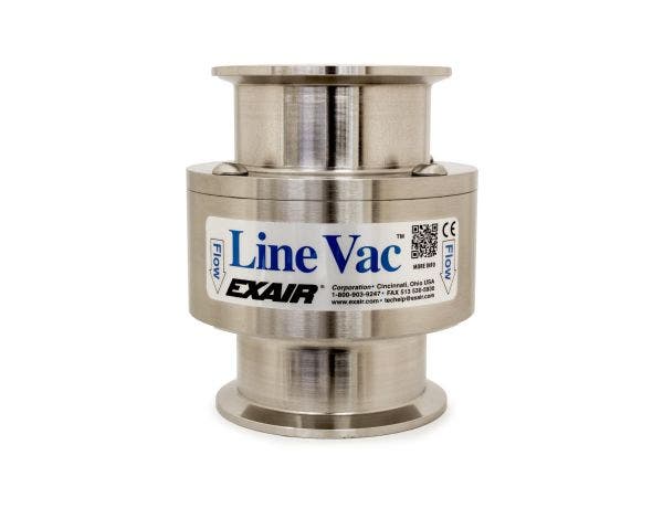 2-1/2" 316 Stainless Steel Sanitary Flange Line Vac
