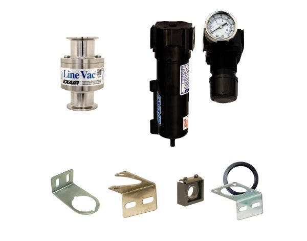 1-1/2" Stainless Steel Sanitary Flange Line Vac Kit