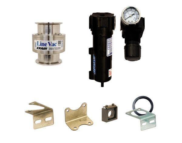 2-1/2" Stainless Steel Sanitary Flange Line Vac Kit