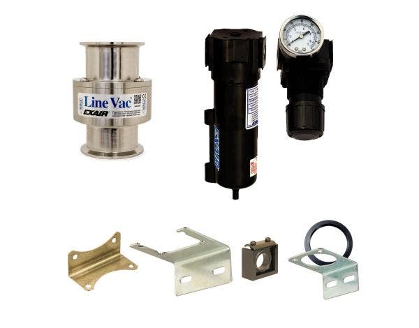 3" Stainless Steel Sanitary Flange Line Vac Kit