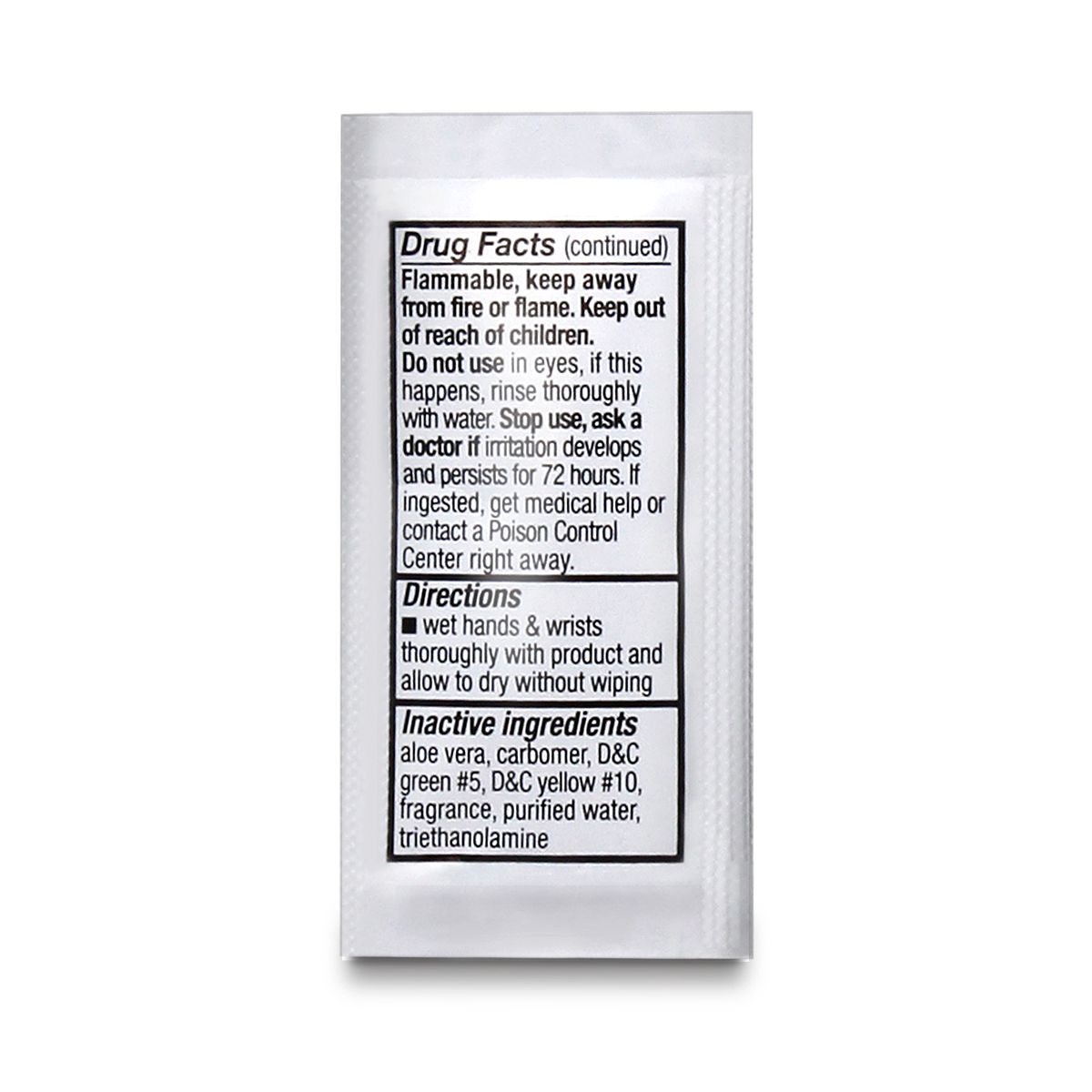 Instant Hand Santizer .9g Pouch 