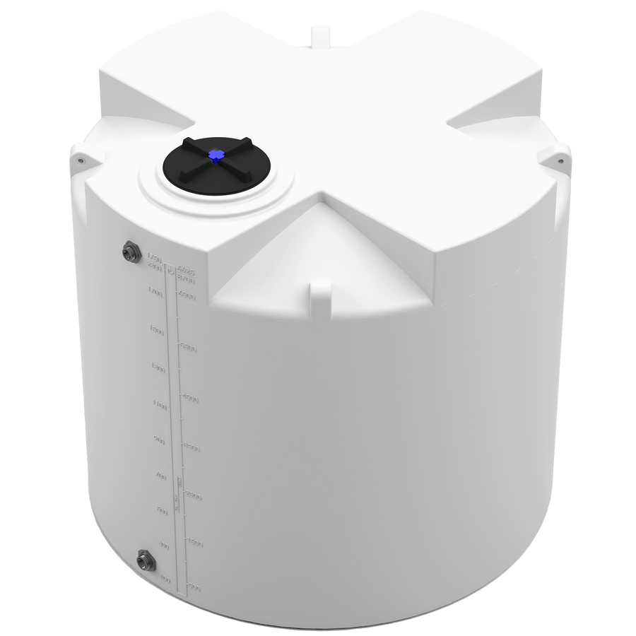 1750 GAL PROCHEM® PLUS POTABLE WATER TANK - LPE 1.0 FDA - NATURAL  - DIA 87" x HGT 81" - LID 16" - BH FITTING T 1.5” / B 2” 