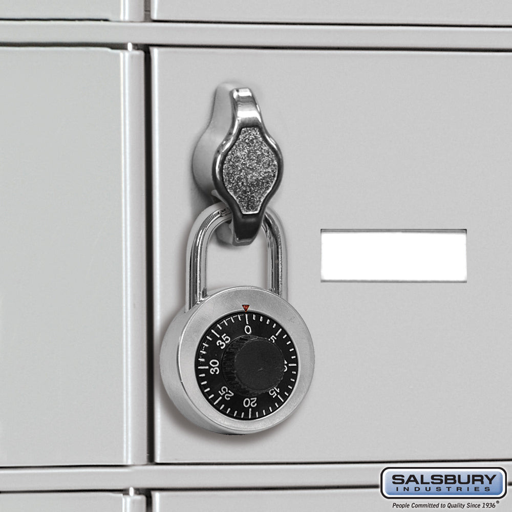 Combination Padlock - with Built-in Hasp - for Cell Phone Locker Door