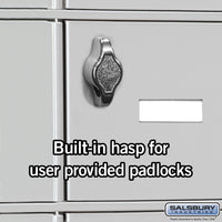 Thumbnail for Built-in Hasp - for User Provided Padlock - for Cell Phone Locker Door