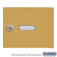 Thumbnail for Replacement Door with Master Key Lock - Standard A Size - for Cell Phone Locker - with (2) Keys - Gold