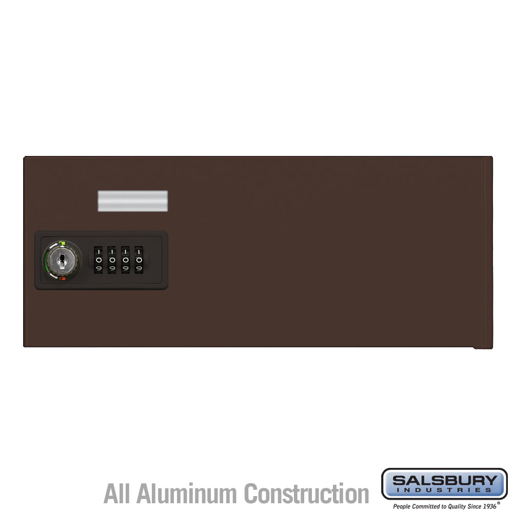 Replacement Door with Resettable Combination Lock - Standard B Size - for Cell Phone Locker - Bronze