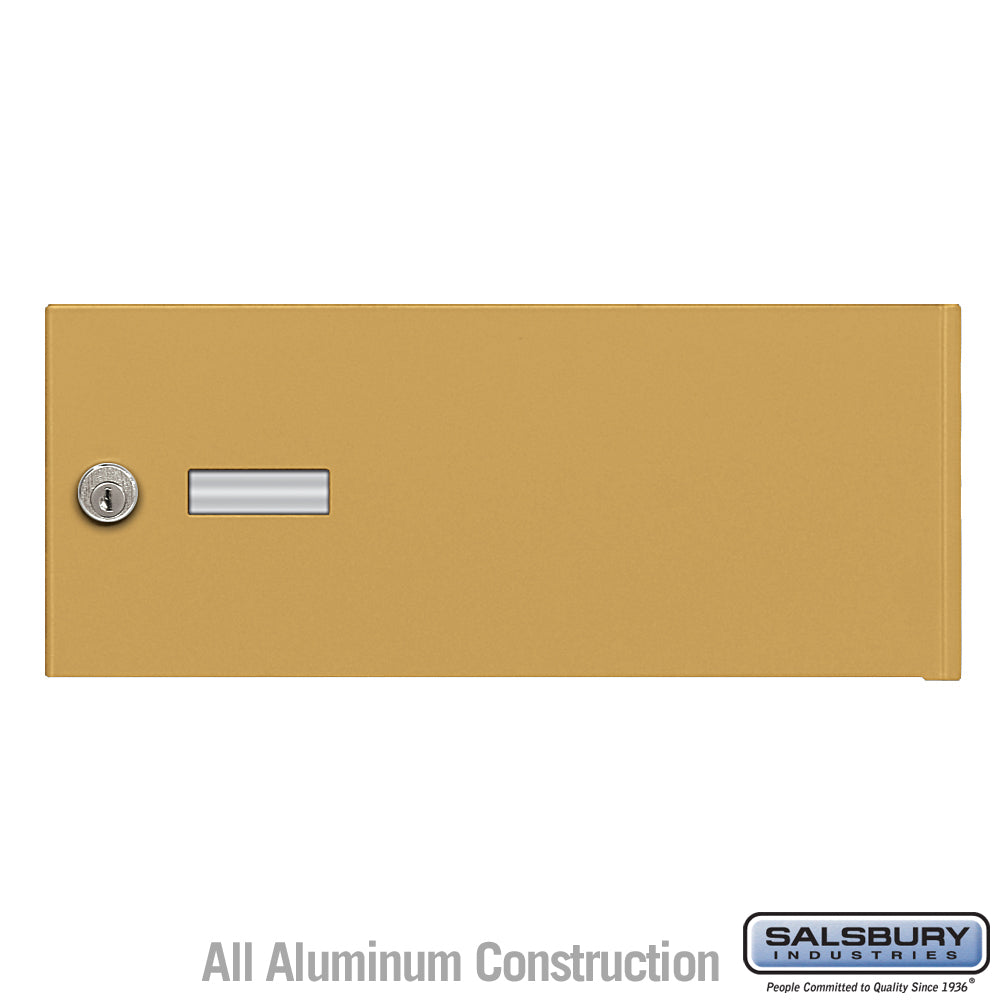 Replacement Door with Master Key Lock - Standard B Size - for Cell Phone Locker - with (2) Keys - Gold