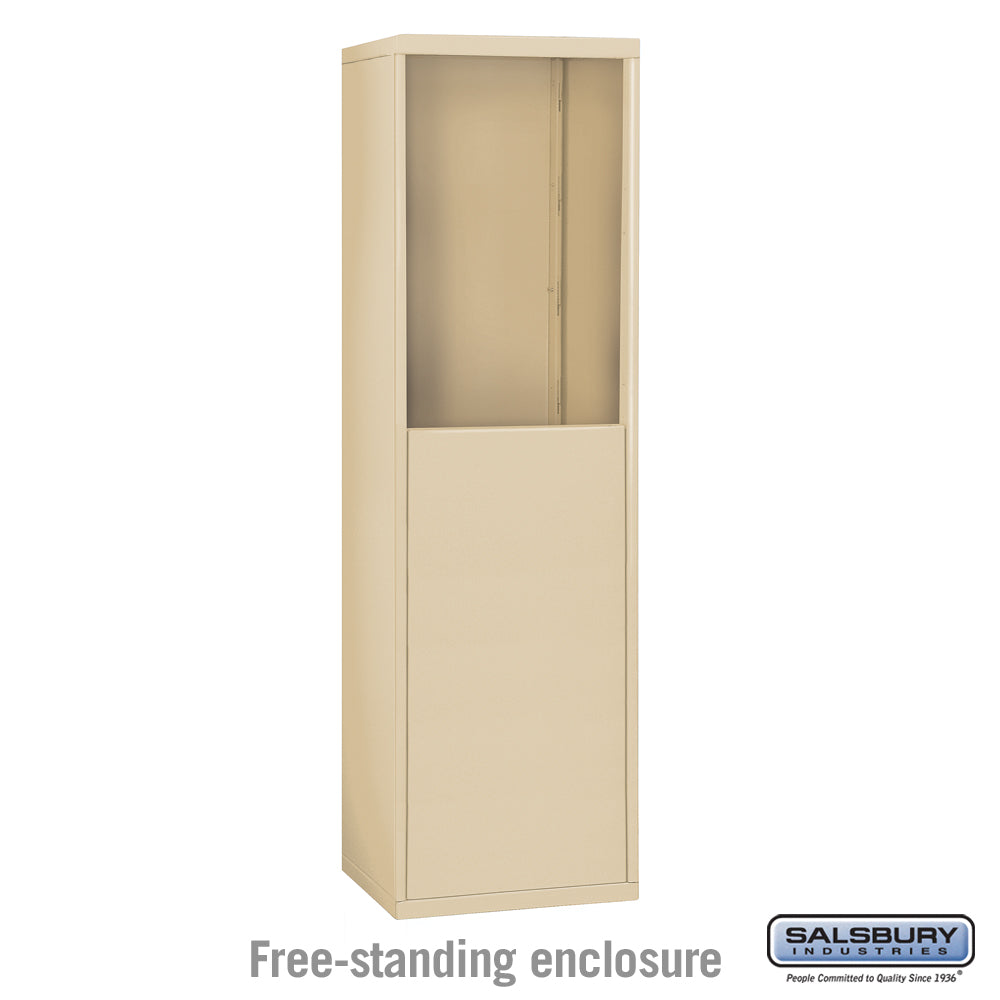 Free-Standing Enclosure for #19158-15 - Recessed Mounted Cell Phone Lockers - Sandstone