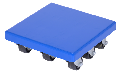 Steel Heavy Duty Flush Top Dolly 16 In. x 16 In. 8,000 Lb. Capacity Blue