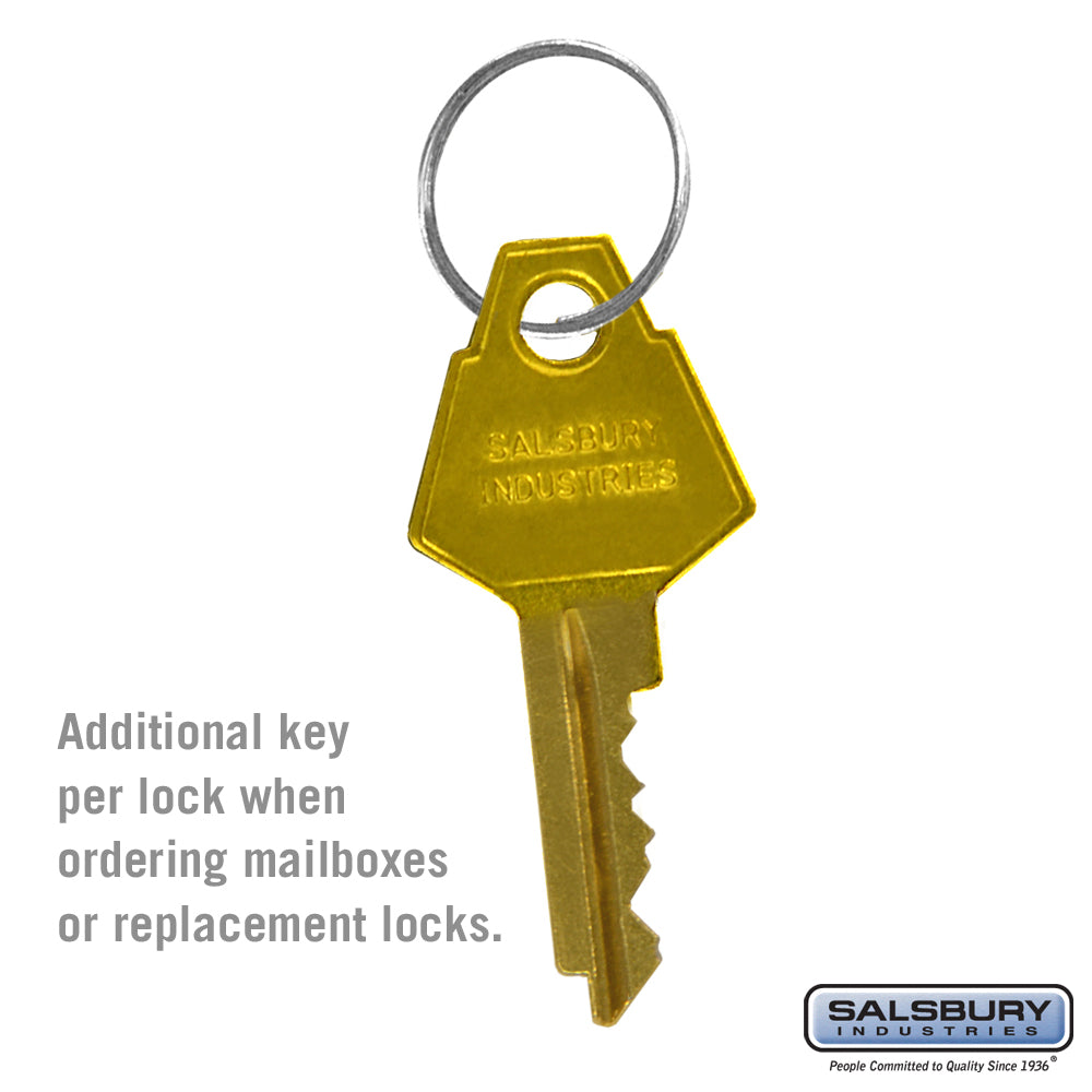 Additional Key - for Brass Mailbox Standard Lock