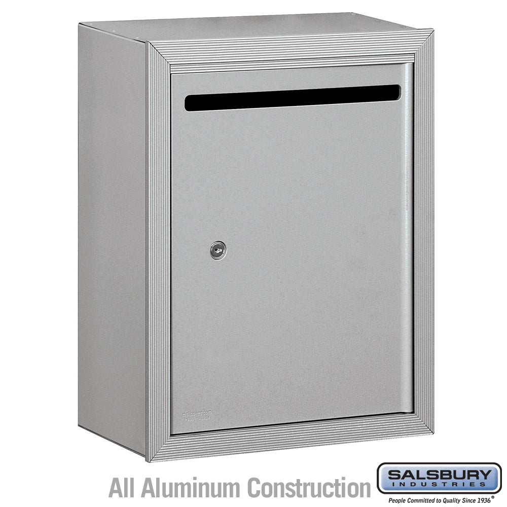 Letter Box (Includes Commercial Lock) - Standard - Surface Mounted - Aluminum - Private Access