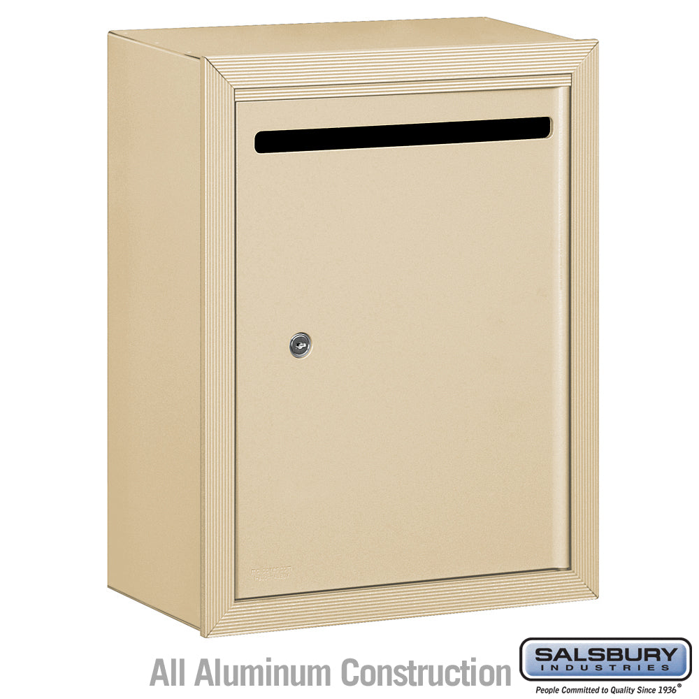 Letter Box (Includes Commercial Lock) - Standard - Surface Mounted - Sandstone - Private Access