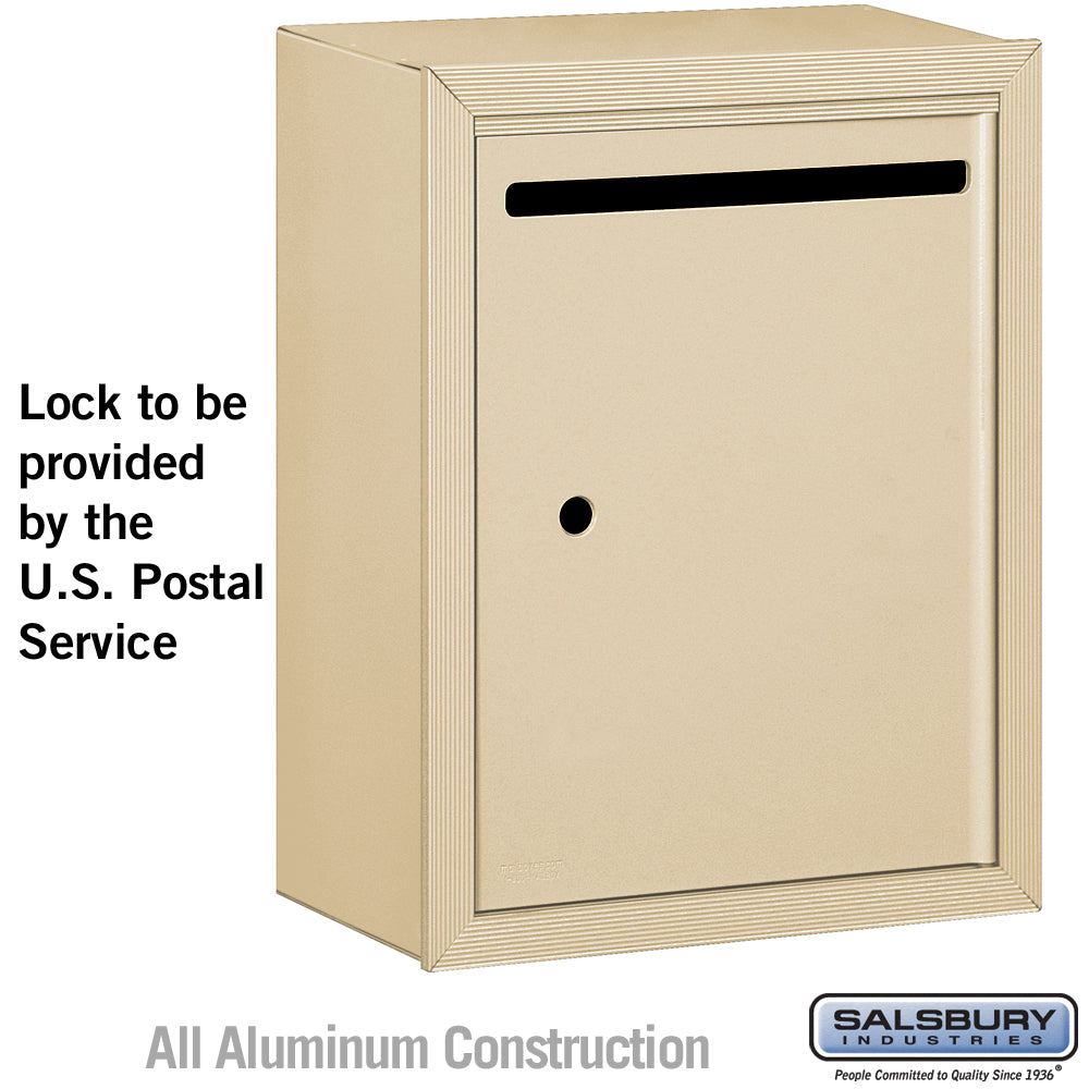 Letter Box - Standard - Surface Mounted - Sandstone - USPS Access