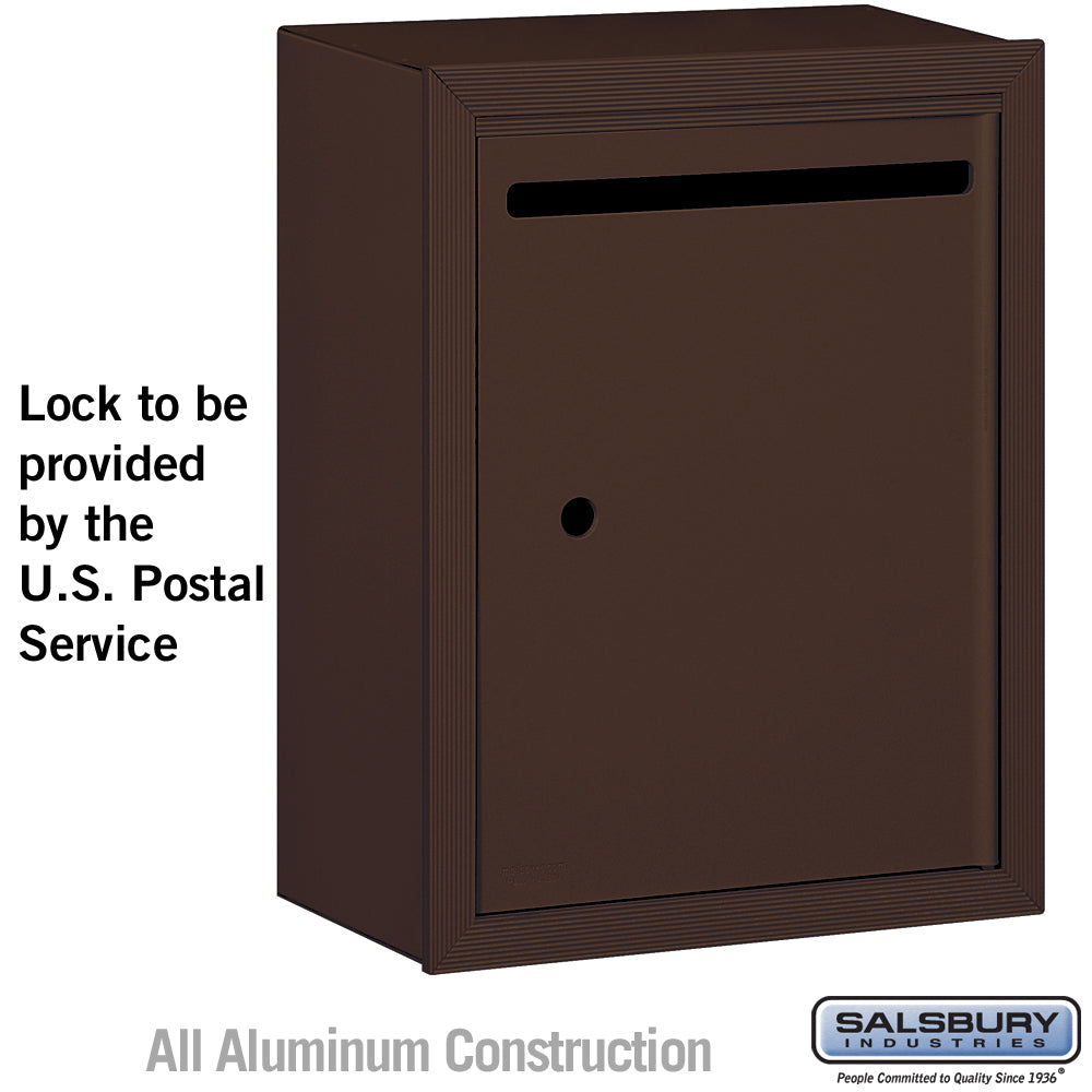 Letter Box - Standard - Surface Mounted - Bronze - USPS Access