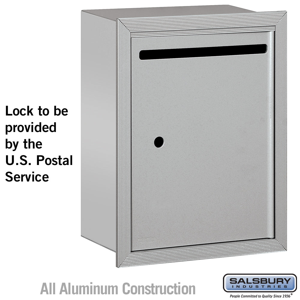 Letter Box - Standard - Recessed Mounted - Aluminum - USPS Access