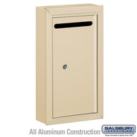 Thumbnail for Letter Box (Includes Commercial Lock) - Slim - Surface Mounted - Sandstone - Private Access