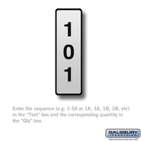 Thumbnail for Custom Engraved Self Adhesive Placard - for Aluminum Mailbox Door