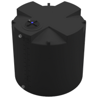 Thumbnail for 2500 GAL PROCHEM® PLUS POTABLE WATER TANK - LPE 1.0 FDA - BLACK  - DIA 95