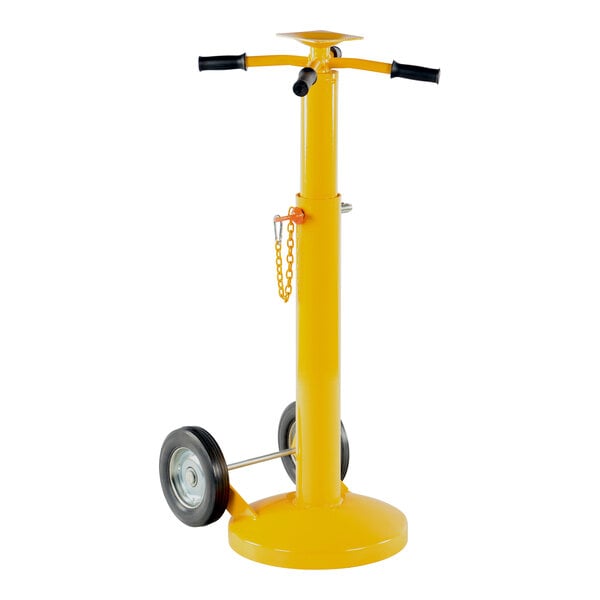 Stabilizing Jack, Economy Model, 8" Hard Rubber Wheels