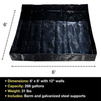 Thumbnail for Justrite MightyBerm, 6' x 6' x 12