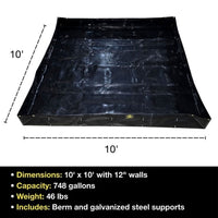 Thumbnail for Justrite MightyBerm, 10' x 10' x 12