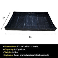 Thumbnail for Justrite MightyBerm, 8' x 14' x 12