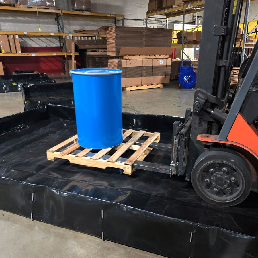 Justrite MightyBerm, 8' x 14' x 12"