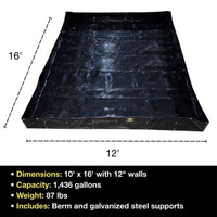 Thumbnail for Justrite MightyBerm, 12' x 16' x 12