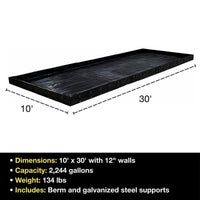 Thumbnail for Justrite MightyBerm, 10' x 30' x 12