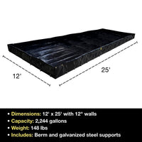 Thumbnail for Justrite MightyBerm, 12’ x 25’ x 12”