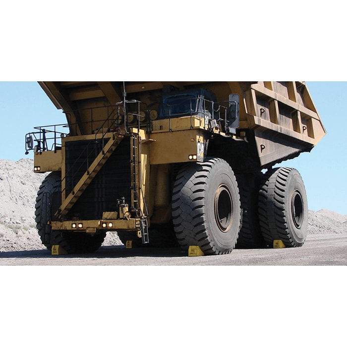 Light Weight Wheel Chock Yellow - Model MC3011