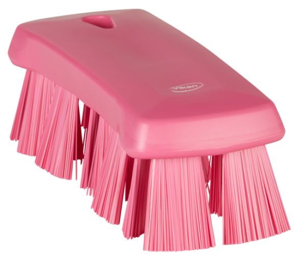 UST Hand Brush, 6.9" Stiff, Pink