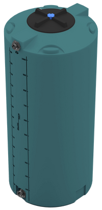 Thumbnail for 300 GAL PROCHEM® POTABLE WATER TANK W/BULKHEAD FITTINGS - LPE 1.0 FDA - GREEN  - DIA 35