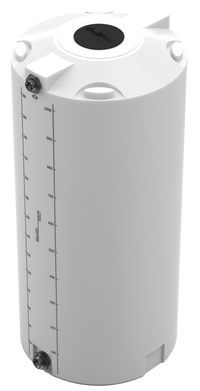 Thumbnail for 300 GAL PROCHEM® POTABLE WATER TANK W/BULKHEAD FITTINGS - LPE 1.0 FDA - NATURAL  - DIA 35