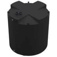 Thumbnail for 3200 GAL PROCHEM® PLUS POTABLE WATER TANK - LPE 1.0 FDA - BLACK  - DIA 102