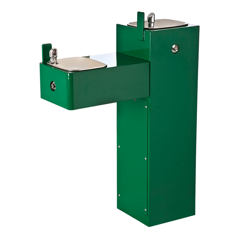 ADA Outdoor Steel Freeze-Resistant Pedestal Fountain