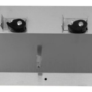 Mop and Broom Holder 6-Cam, Shelf & Hooks, Stainless Steel