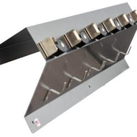 Thumbnail for Mop and Broom Holder 6-Cam, Shelf & Hooks, Stainless Steel