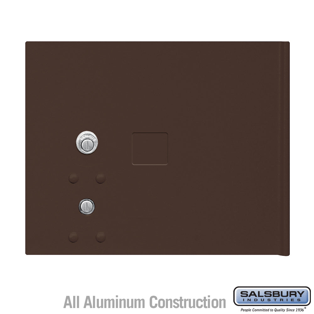 Replacement Parcel Locker Door and Tenant Lock - for Cluster Box Unit - Small Parcel Locker - with (3) Keys - Bronze