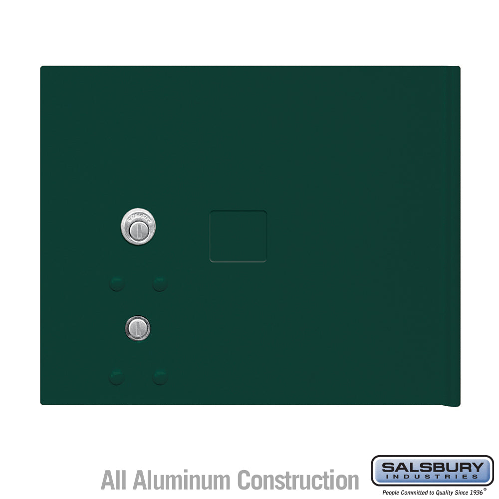 Replacement Parcel Locker Door and Tenant Lock - for Cluster Box Unit - Small Parcel Locker - with (3) Keys - Green